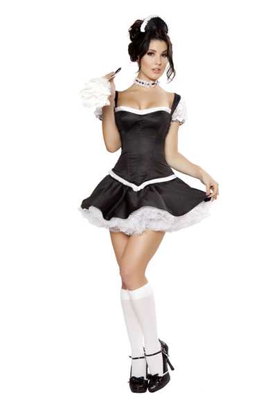 5 PC Mistress Maid Costume