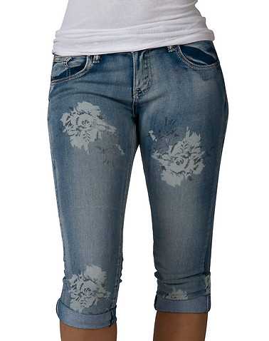 ESSENTIALS WOMENS Blue Clothing / Denim Shorts