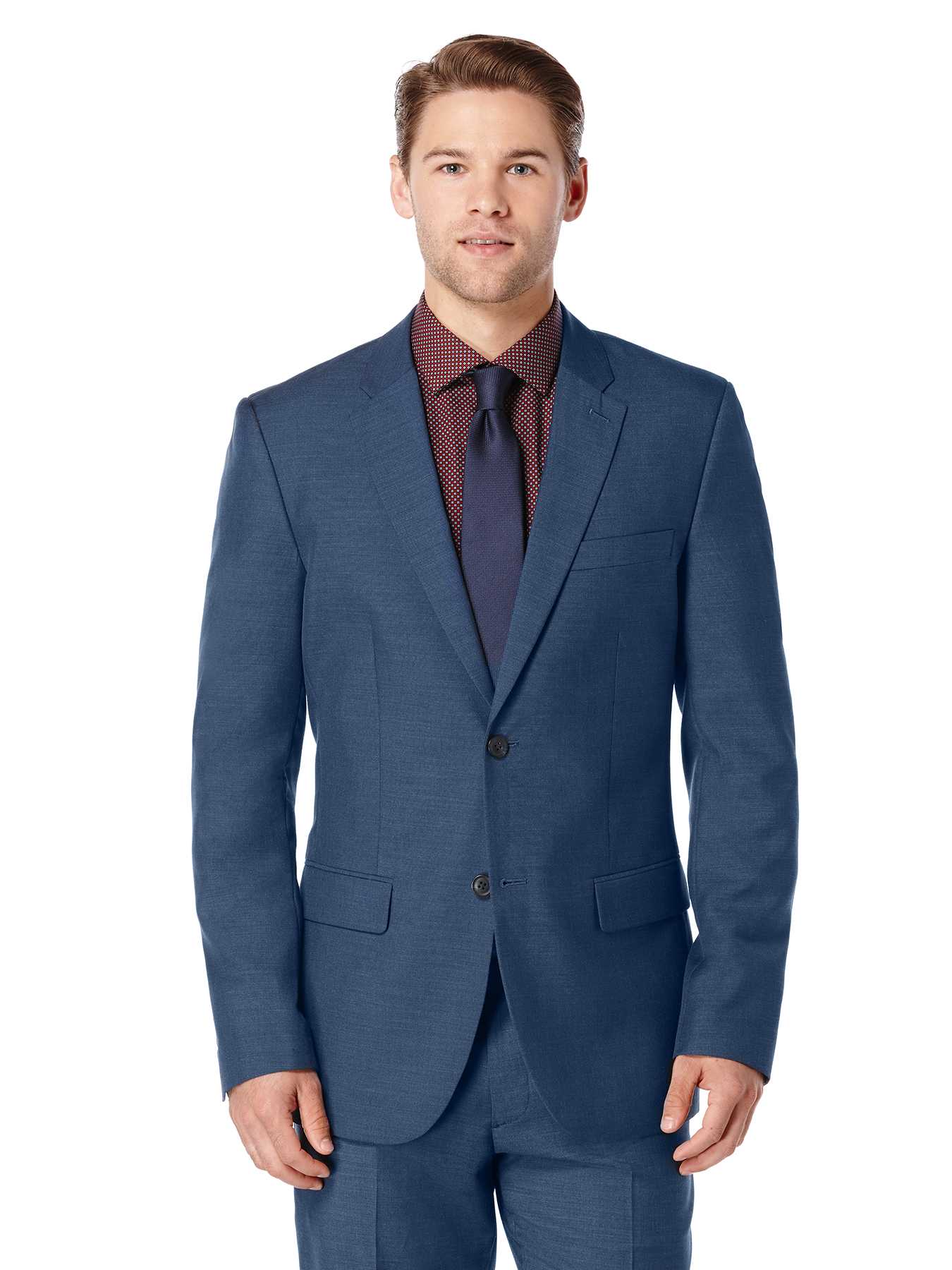 Perry Ellis Slim Fit Two Toned Suit Jacket
