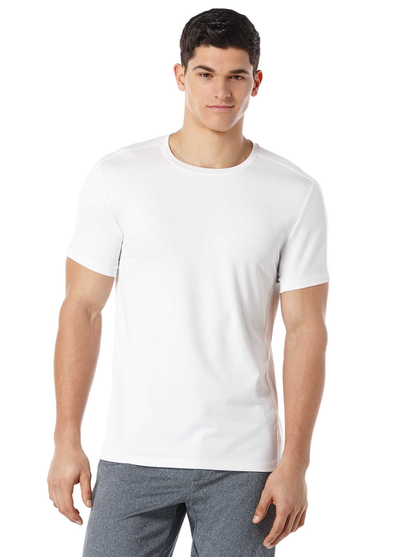 Perry Ellis Crew Neck Marled Active Shirt