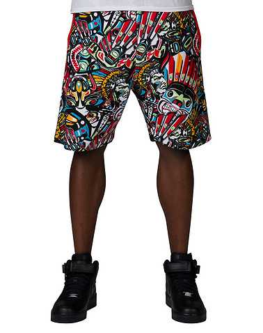 HUSTLE GANG MENS Multi-Color Clothing / Athletic Shorts M
