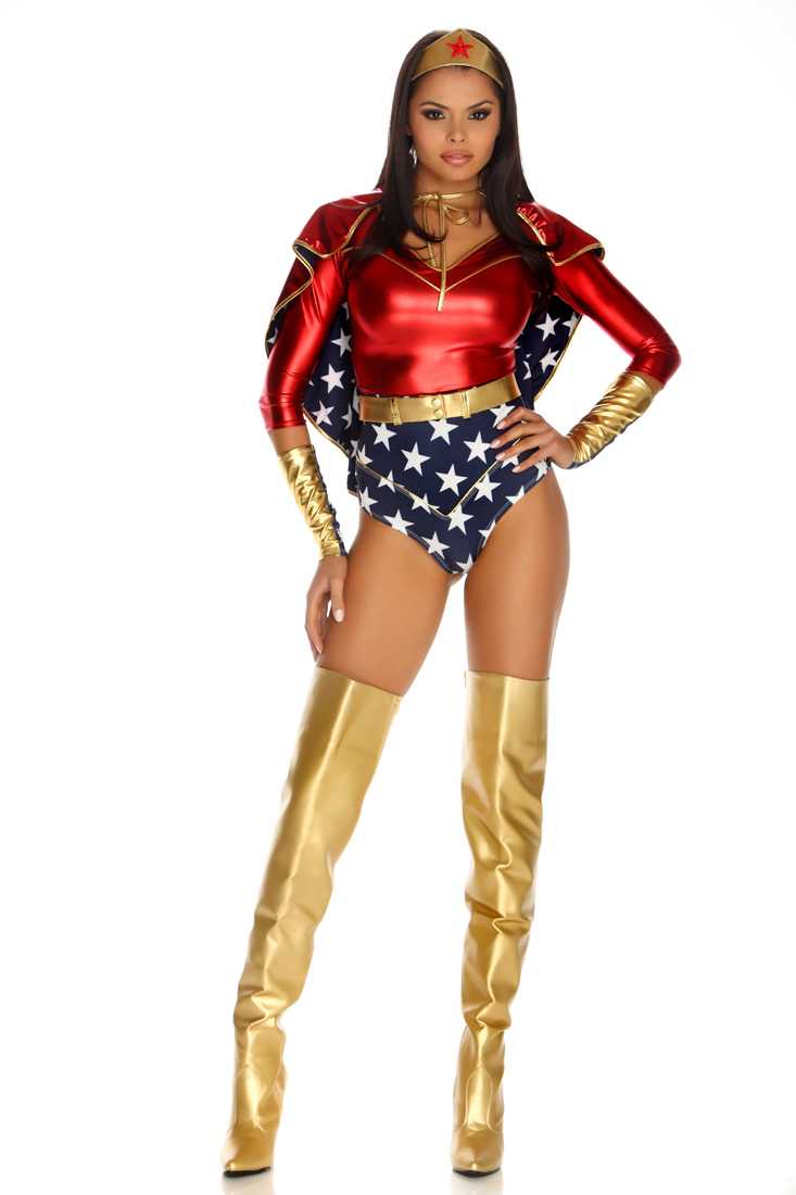 Red Heroic Honey Sexy Costume