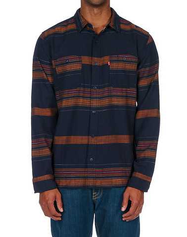 LEVIS MENS Navy Clothing / Button Down Shirts L
