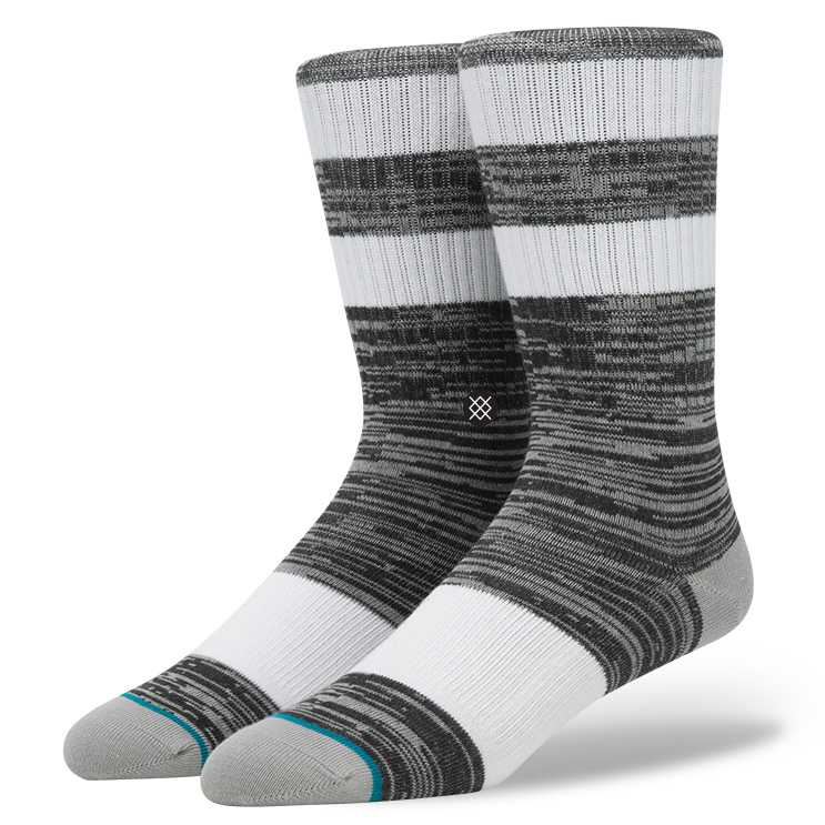 Stance Mission (Grey) classic crew light Socks