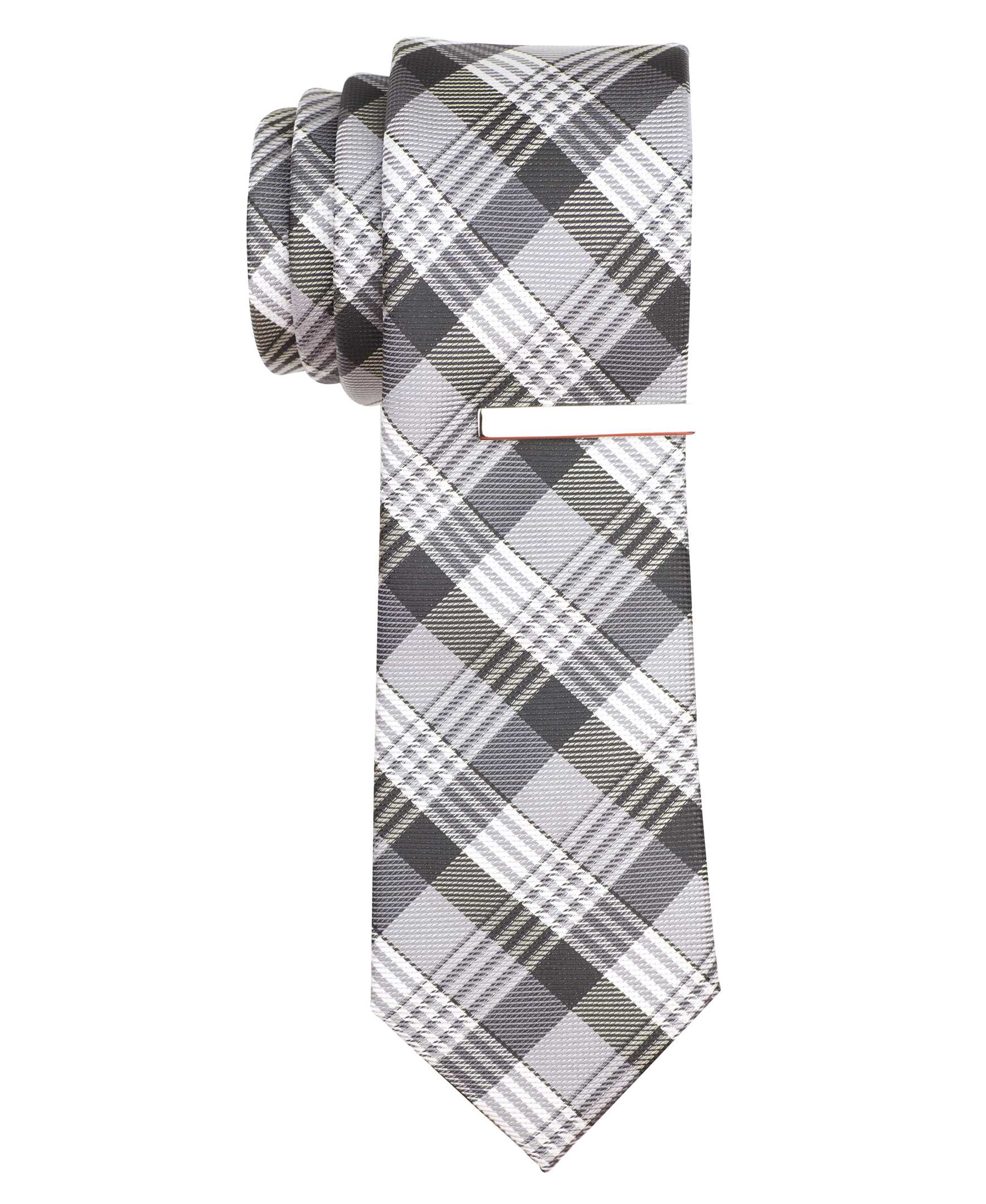 Perry Ellis Meadows Plaid Tie