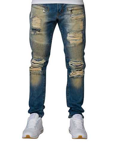 EMBELLISH MENS Blue Clothing / Jeans