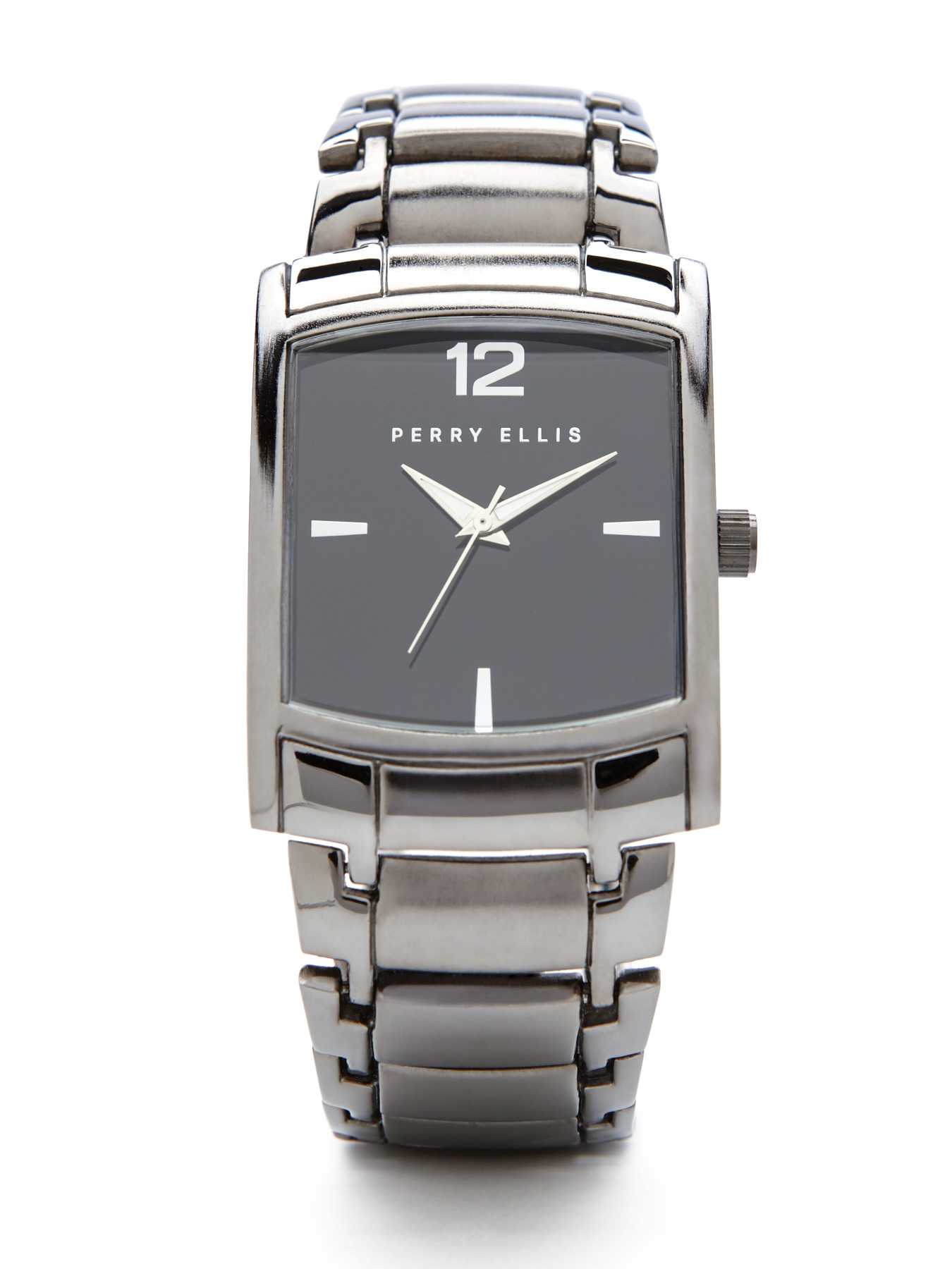 Perry Ellis Metal Square Watch