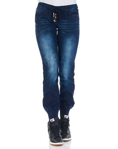 ESSENTIALS WOMENS Blue Clothing / Bottoms