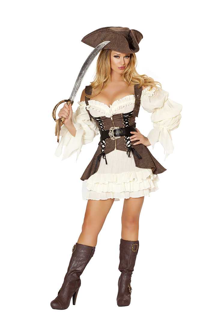 4 PC Naughty Ship Wench Costume