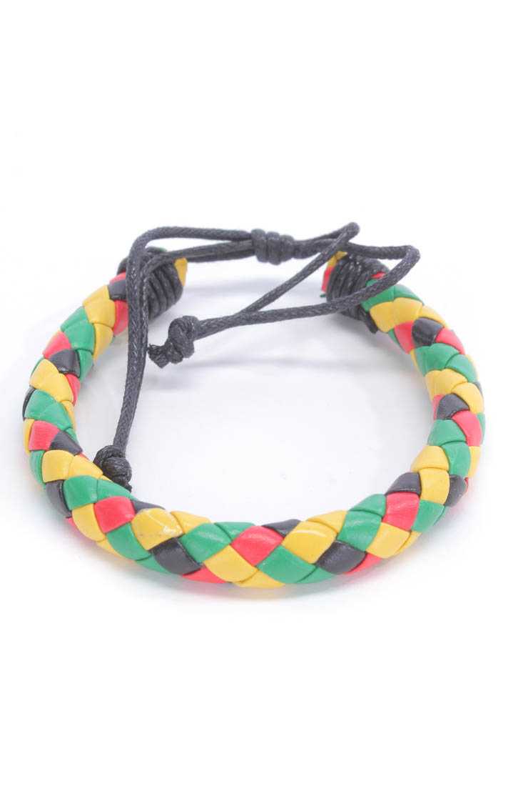 Yellow Green Adjustable Casual Bracelet