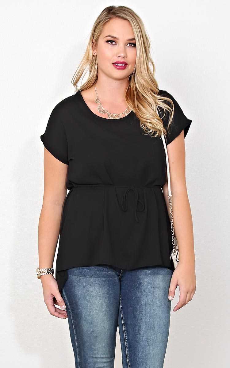 Plus Size Uptown Girl Woven Top - MARSALA in Size by Styles For Less