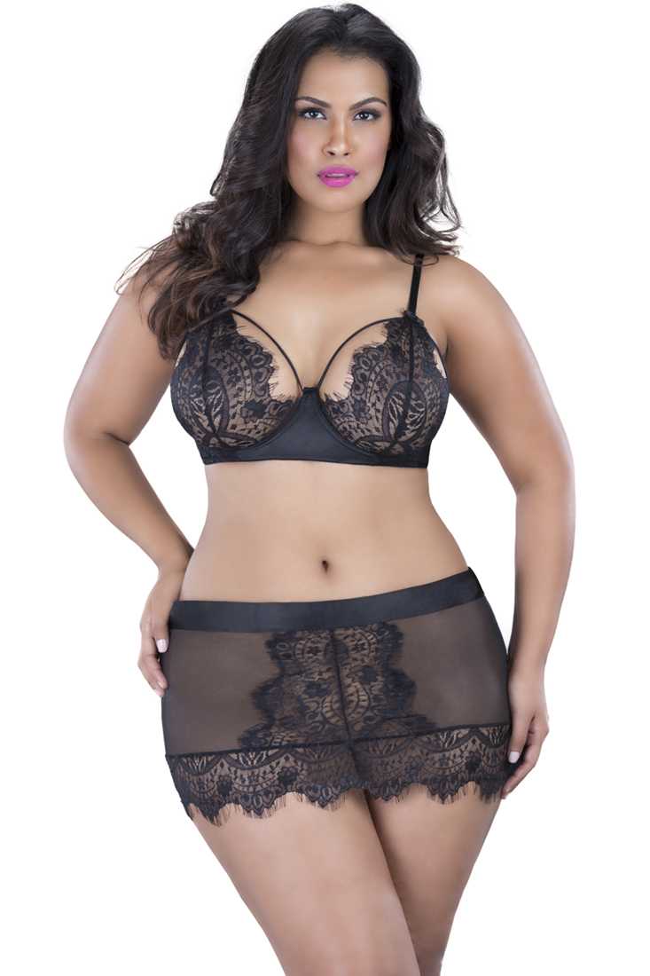 Sexy Black Lace Bralette