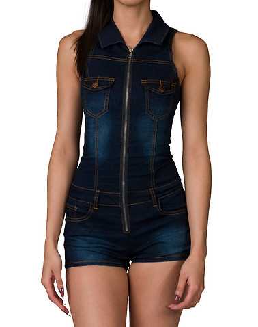 ESSENTIALS WOMENS Dark Blue Clothing / Rompers M