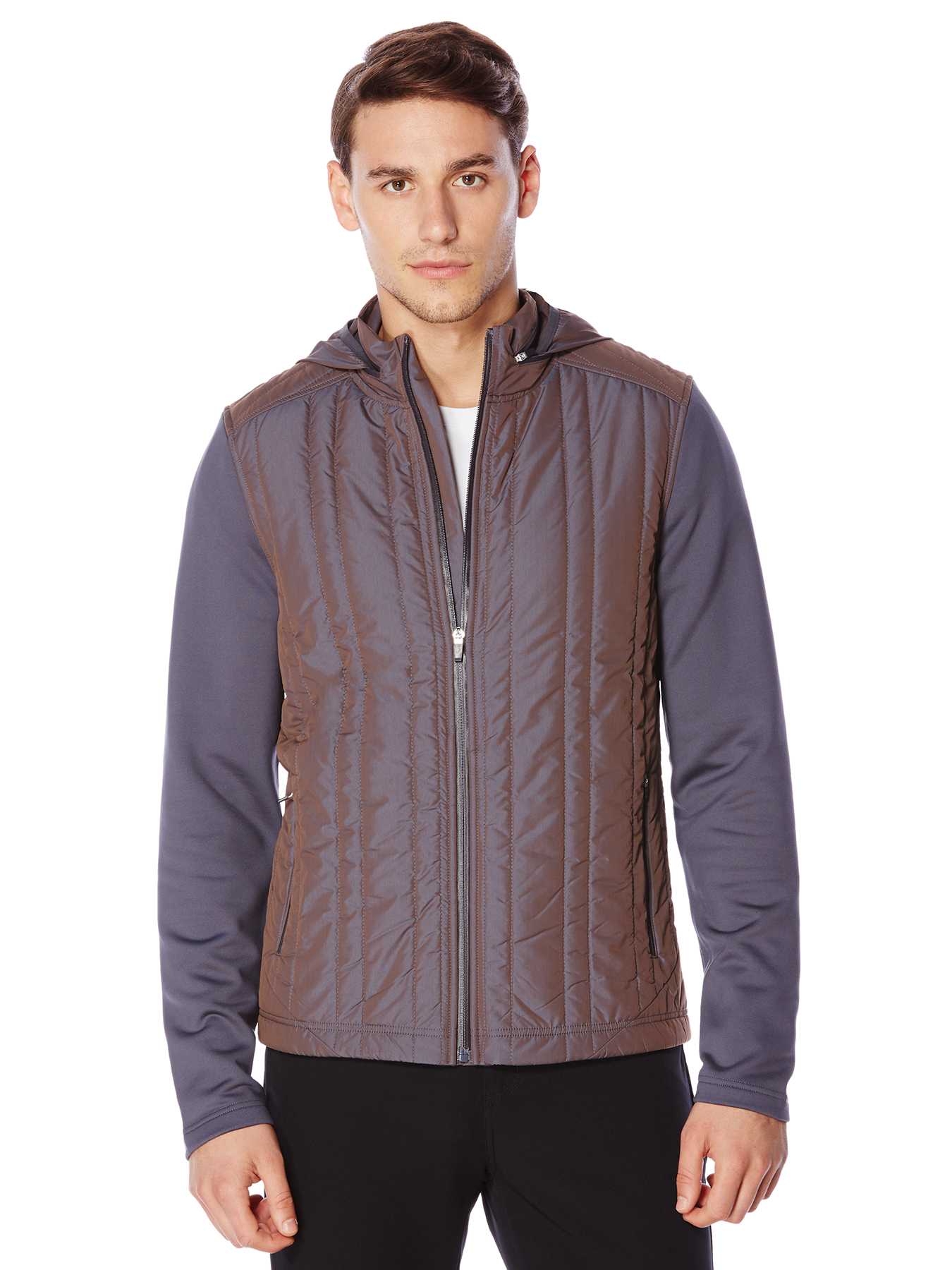 Perry Ellis Active Quilted Full Zip Jacket