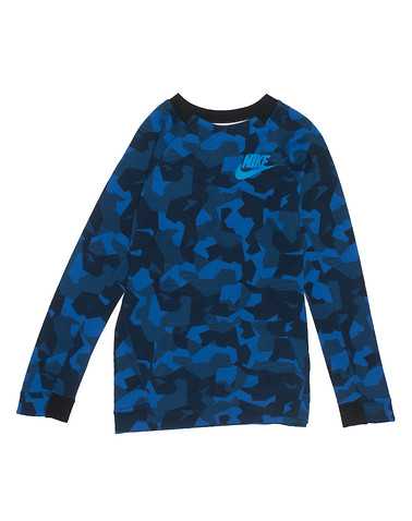 NIKE BOYS Blue Clothing / Crew Neck Sweatshirts