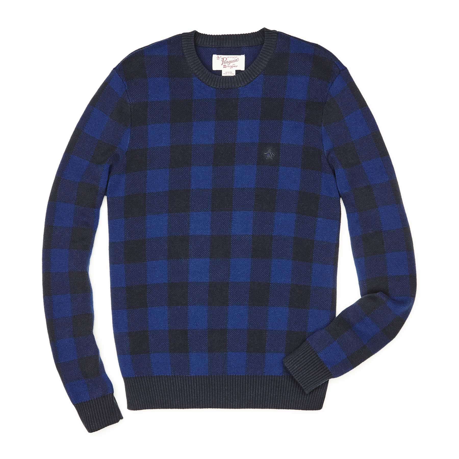 Original Penguin BUFFALO PLAID SWEATER