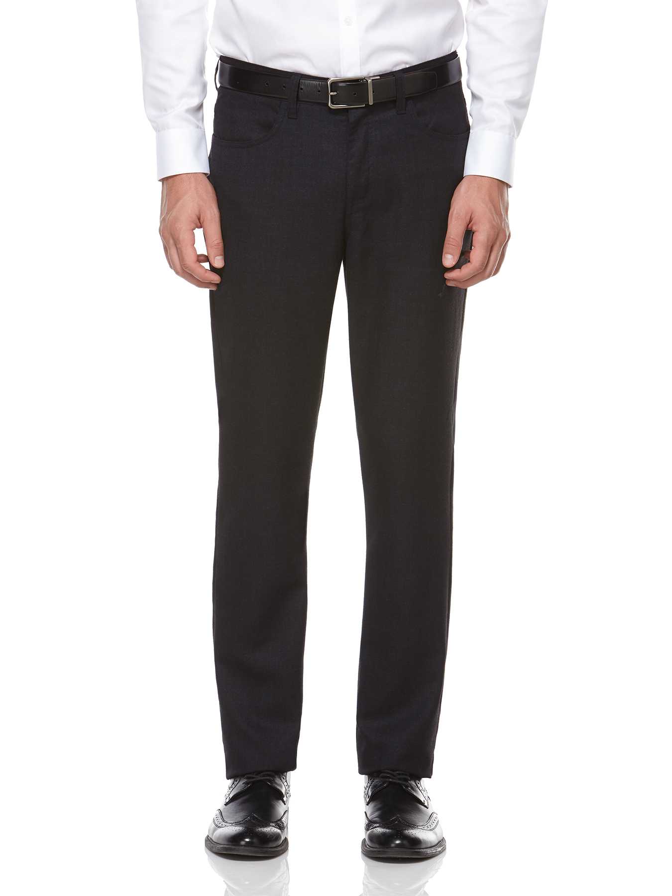 Perry Ellis Slim Fit Brushed Texture Dress Pant