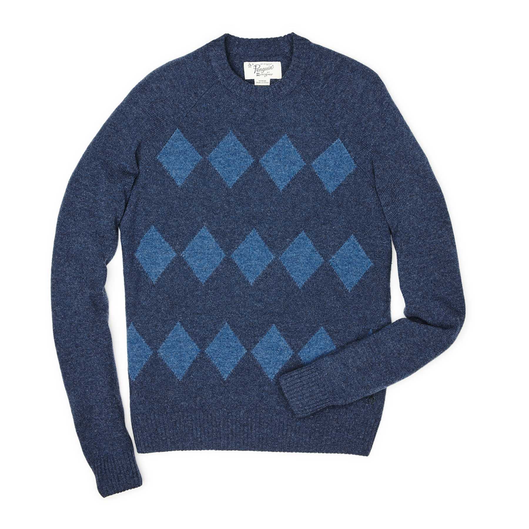 Original Penguin RAGLAN ARGYLE SWEATER