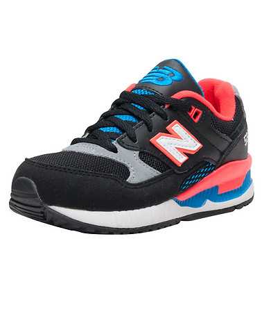 NEW BALANCE GIRLS Black Footwear / Sneakers