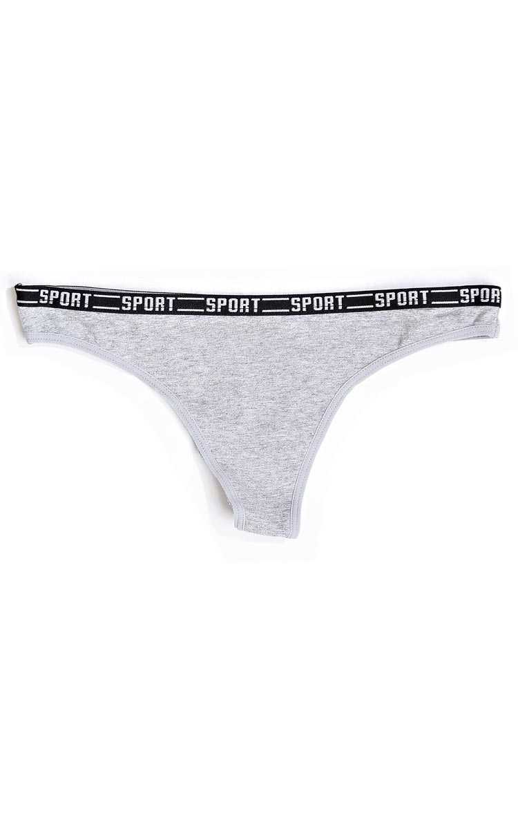 SPORT Knit Thong - - in Size by Styles For Less