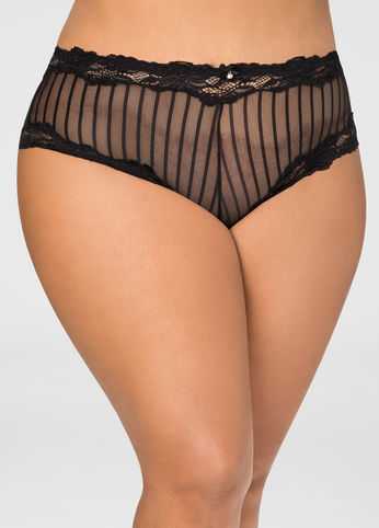 Shadow Stripe Hipster Panty