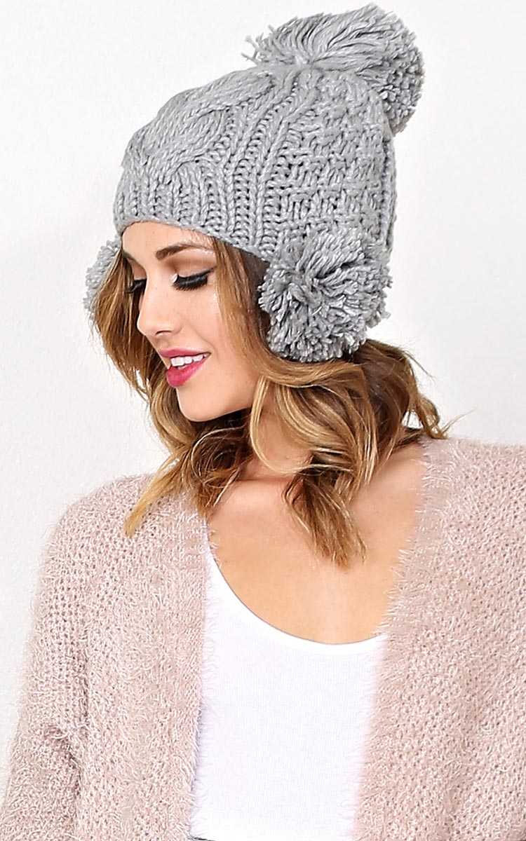 Trista Pom Pom Beanie - N/S - by Styles For Less
