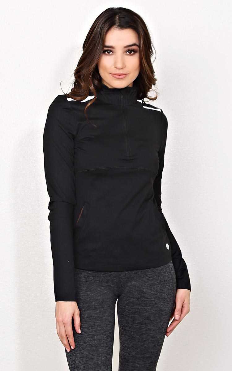 Work It Out Knit Top - XSML - Black in Size XSmall by Styles For Less