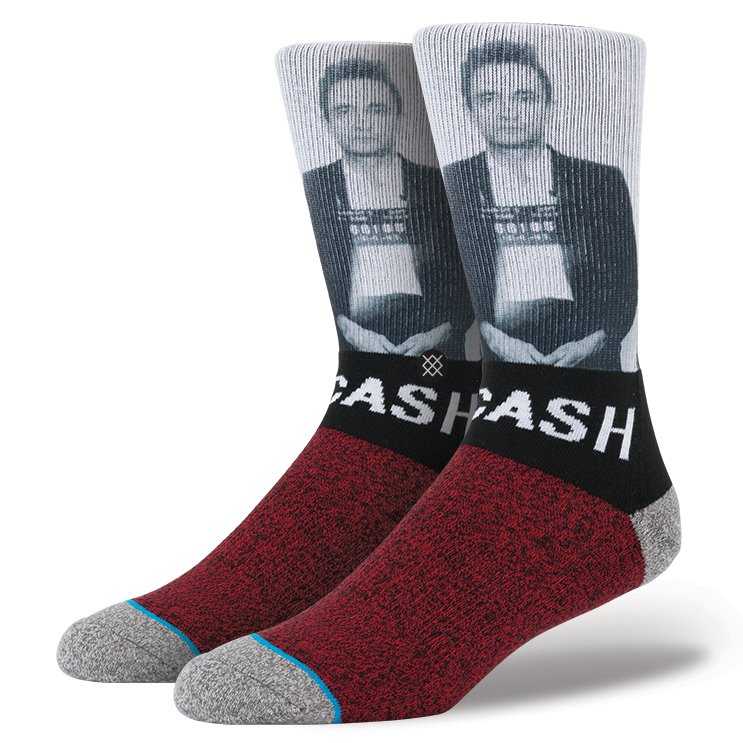 Stance Mug Shot Johnny Cash Socks