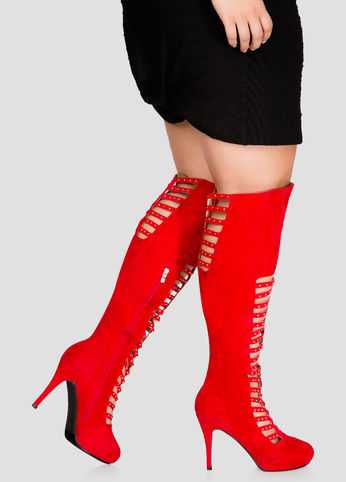 Stud Tall Boots - Wide Width Wide Calf