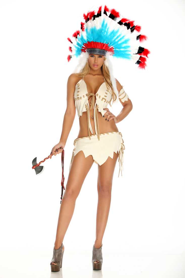 Cream Tribal Tease Sexy Costume