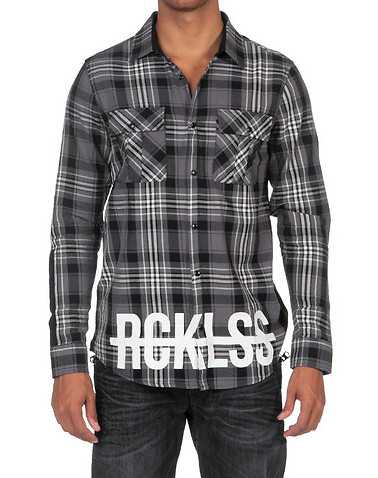 YOUNG AND RECKLESSENS Black Clothing / Button Down Shirts