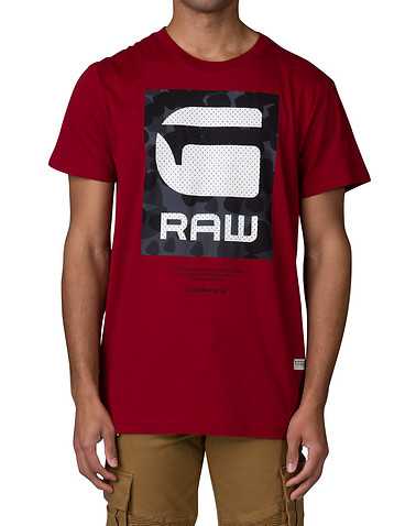 G-STAR MENS Red Clothing / Tops L