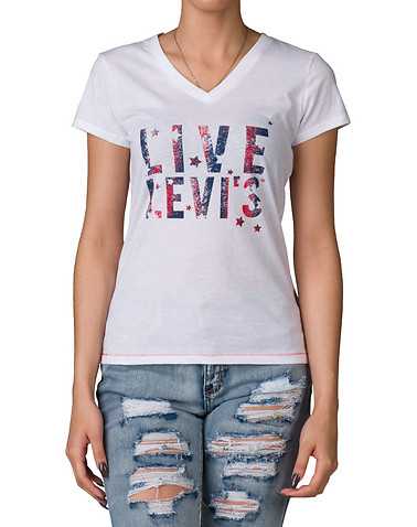 LEVIS WOMENS White Clothing / Tops