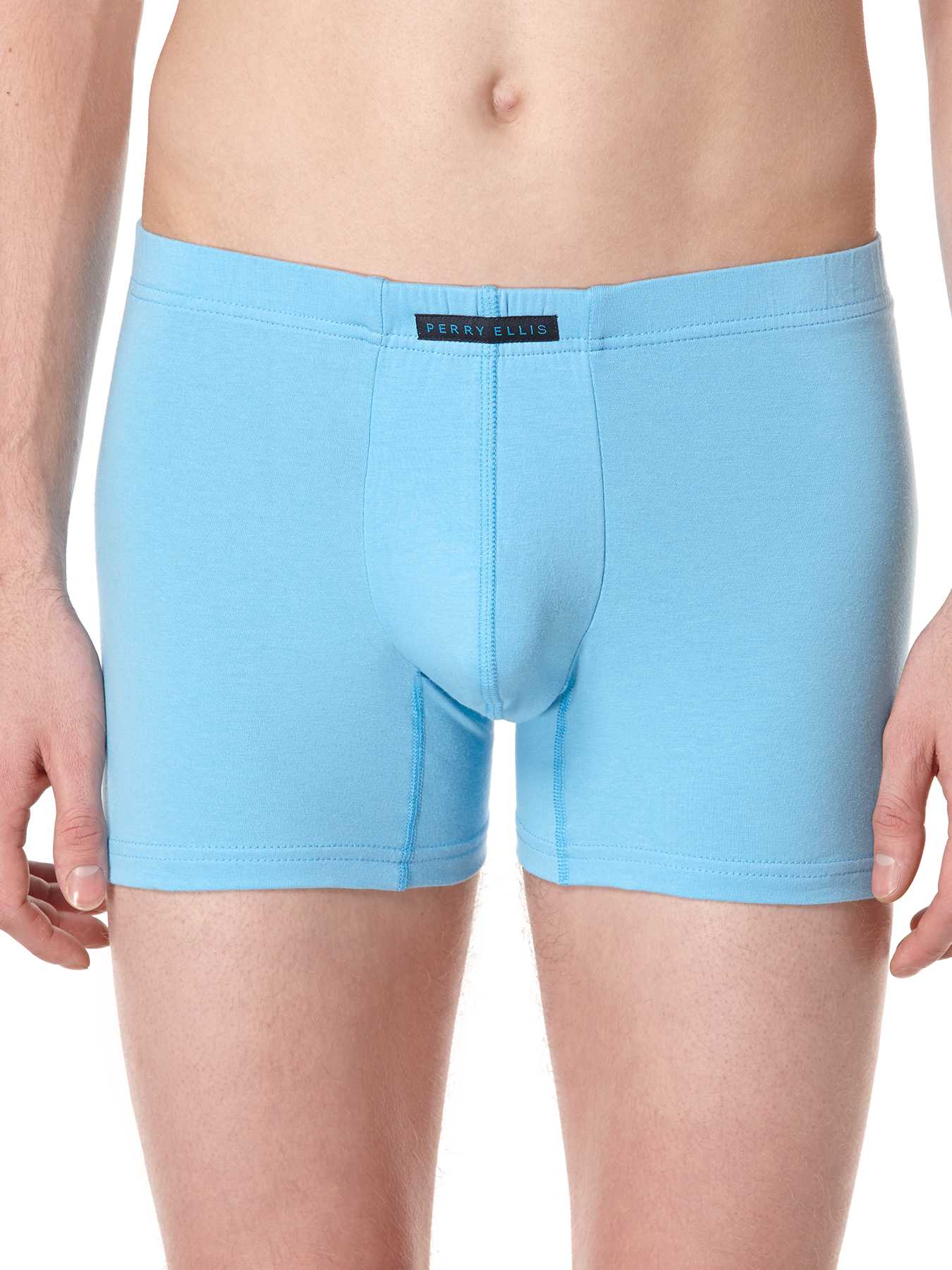 Perry Ellis 3 Pack Cotton Stretch Solid Boxer Brief