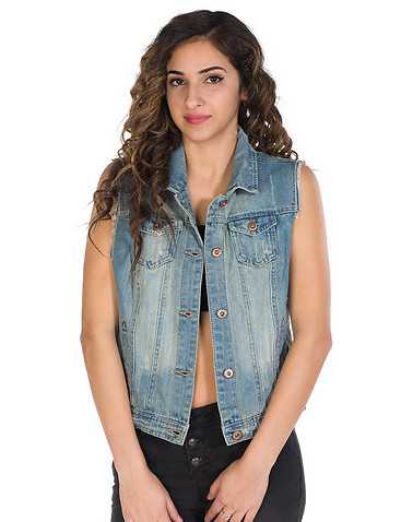 ESSENTIALS WOMENS Blue Clothing / Vests M