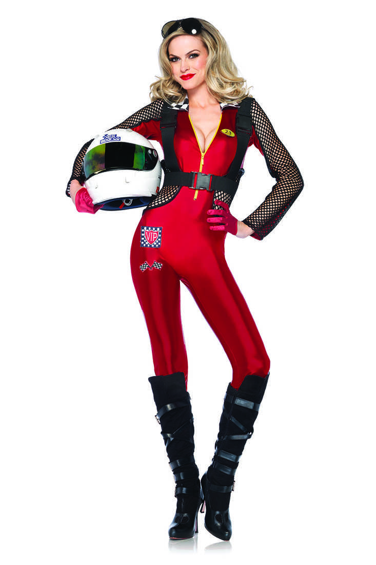 Red 2 Pc. Pitstop Penny Sexy Costume