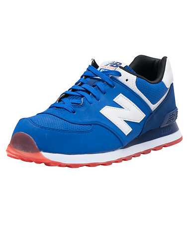NEW BALANCE MENS Blue Footwear / Sneakers