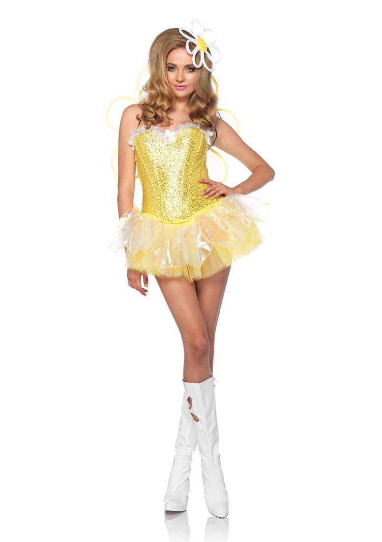 4 PC Daisy Doll Costume