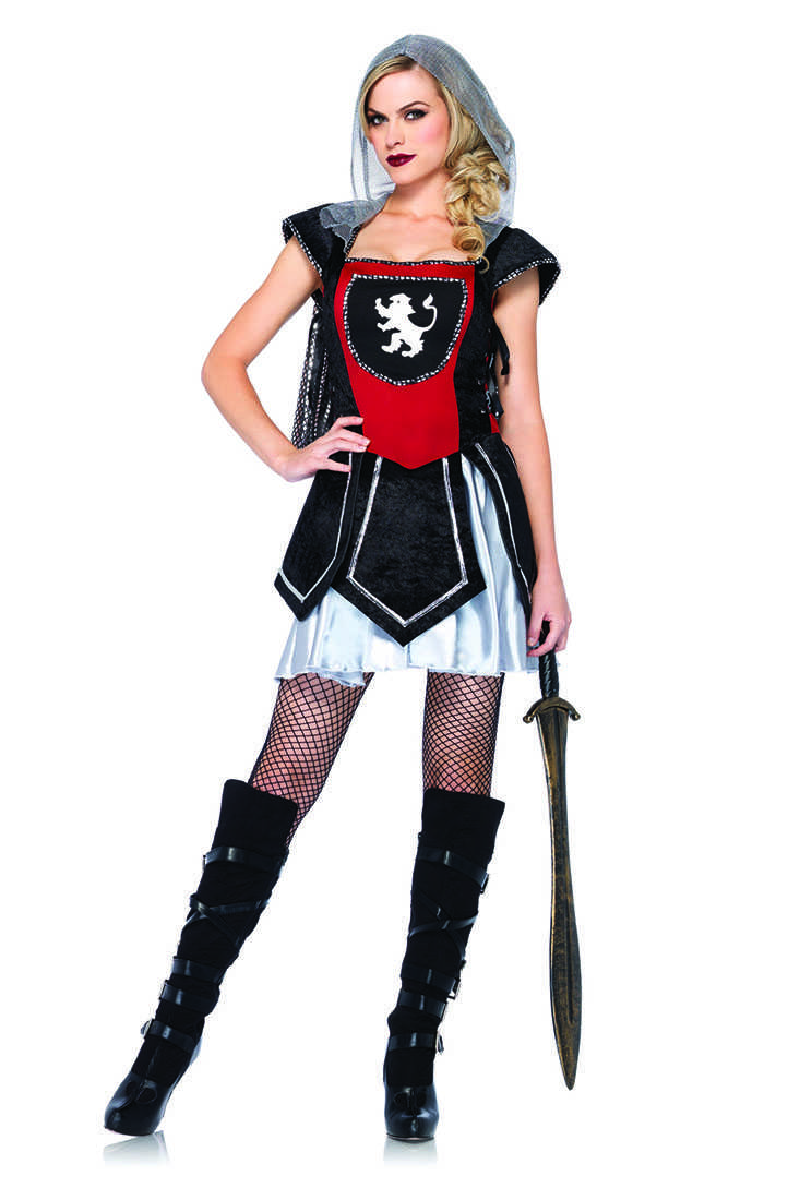 Black Burgundy Royal Knightess Costume
