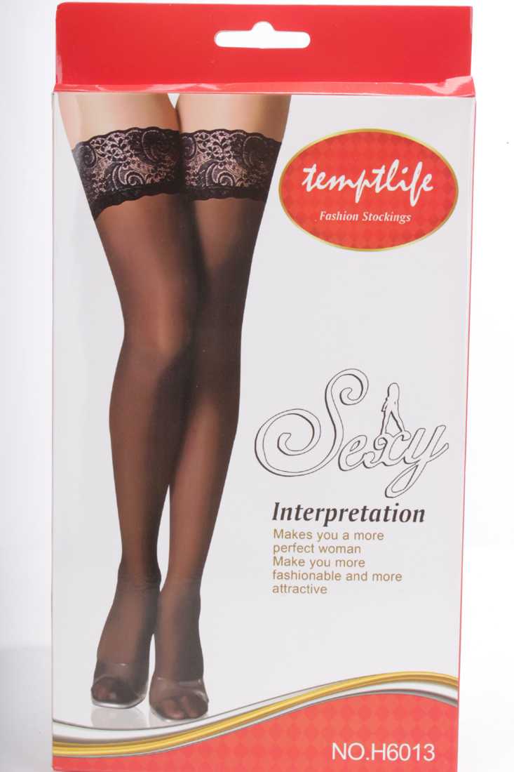White Bow Lace Stockings
