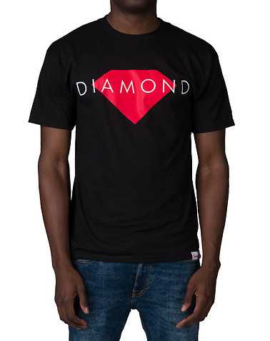 DIAMOND SUPPLY COMPANY MENS Black Clothing / Tops S