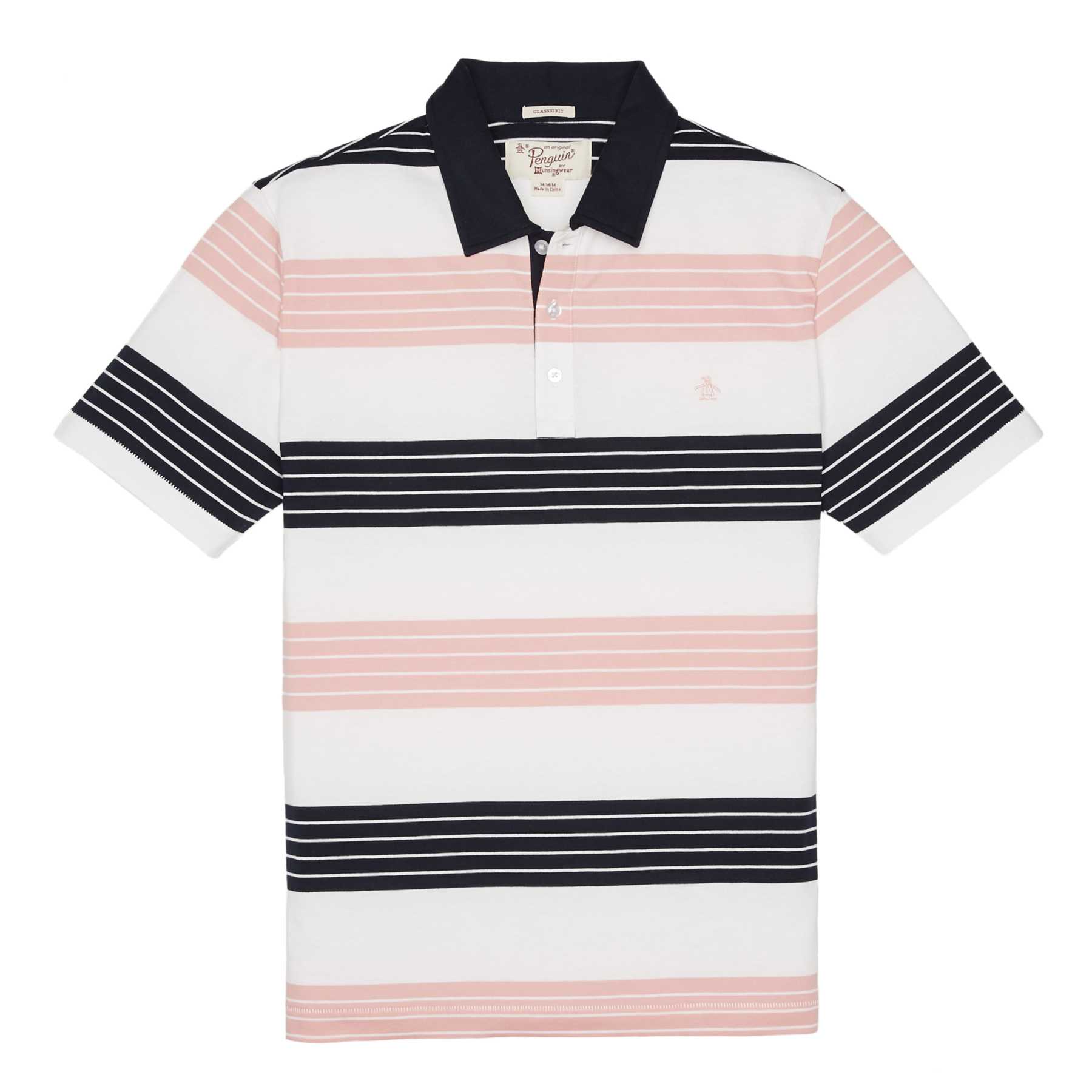 Original Penguin CLASSIC FIT WIDE STRIPE POLO
