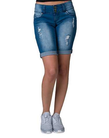 YMI WOMENS Blue Clothing / Denim Shorts