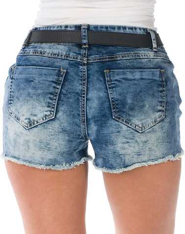 BOOM BOOM JEANS WOMENS Blue Clothing / Denim Shorts 3