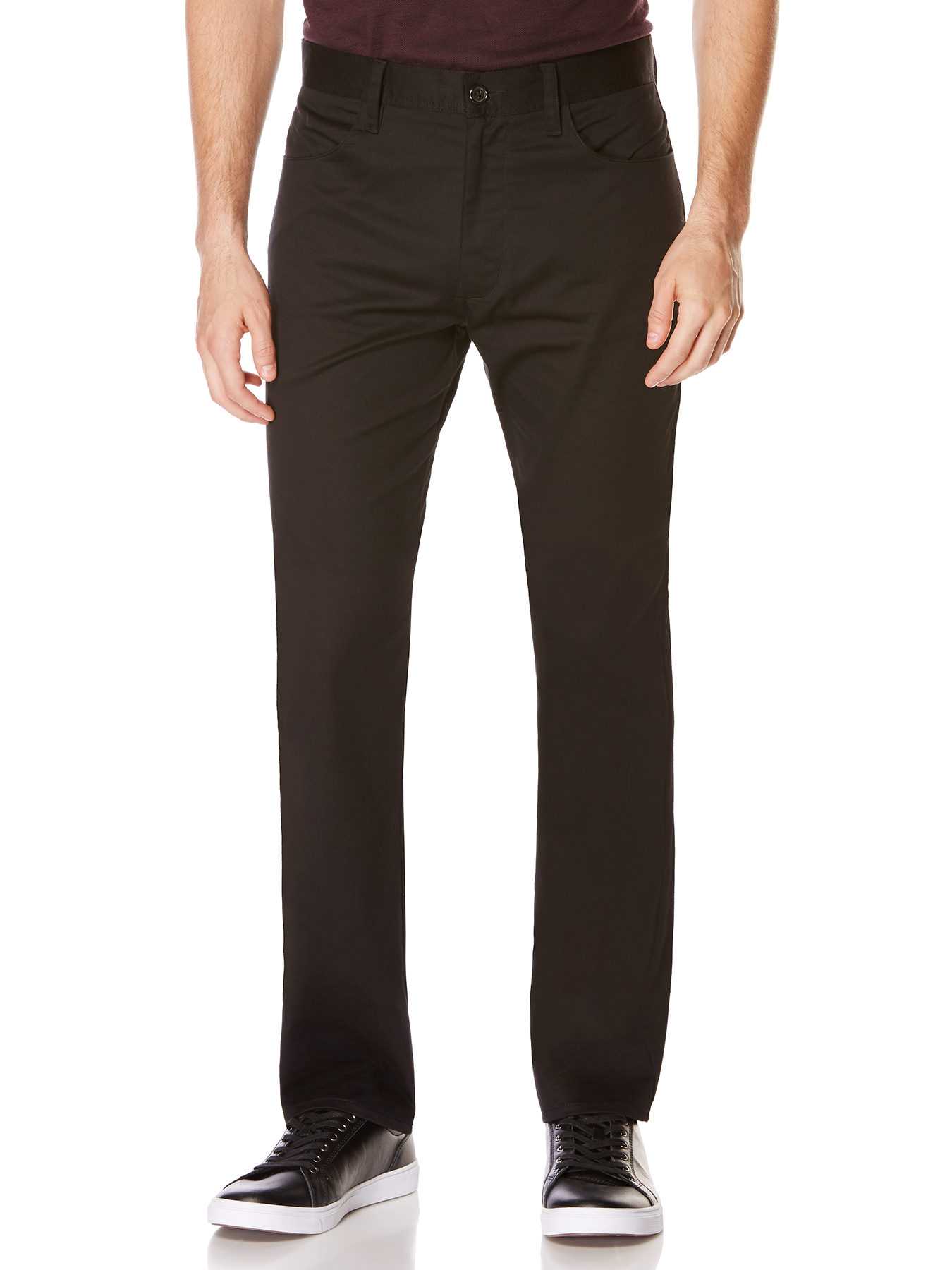 Perry Ellis Regular Fit Sateen Twill Pant