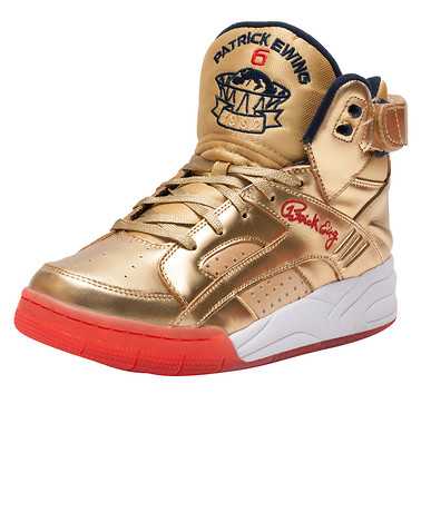 EWING ATHLETICS MENS Gold Footwear / Sneakers