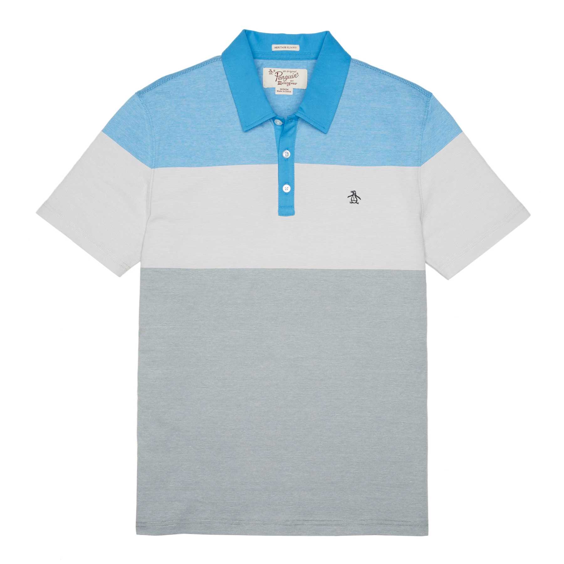 Original Penguin STRIPE COLORBLOCK POLO