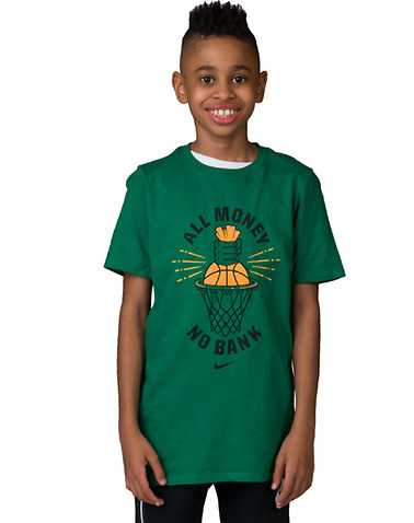 NIKE BOYS Green Clothing / Short Sleeve T-Shirts S