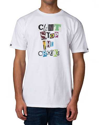 CROOKS AND CASTLES MENS White Clothing / Tops M