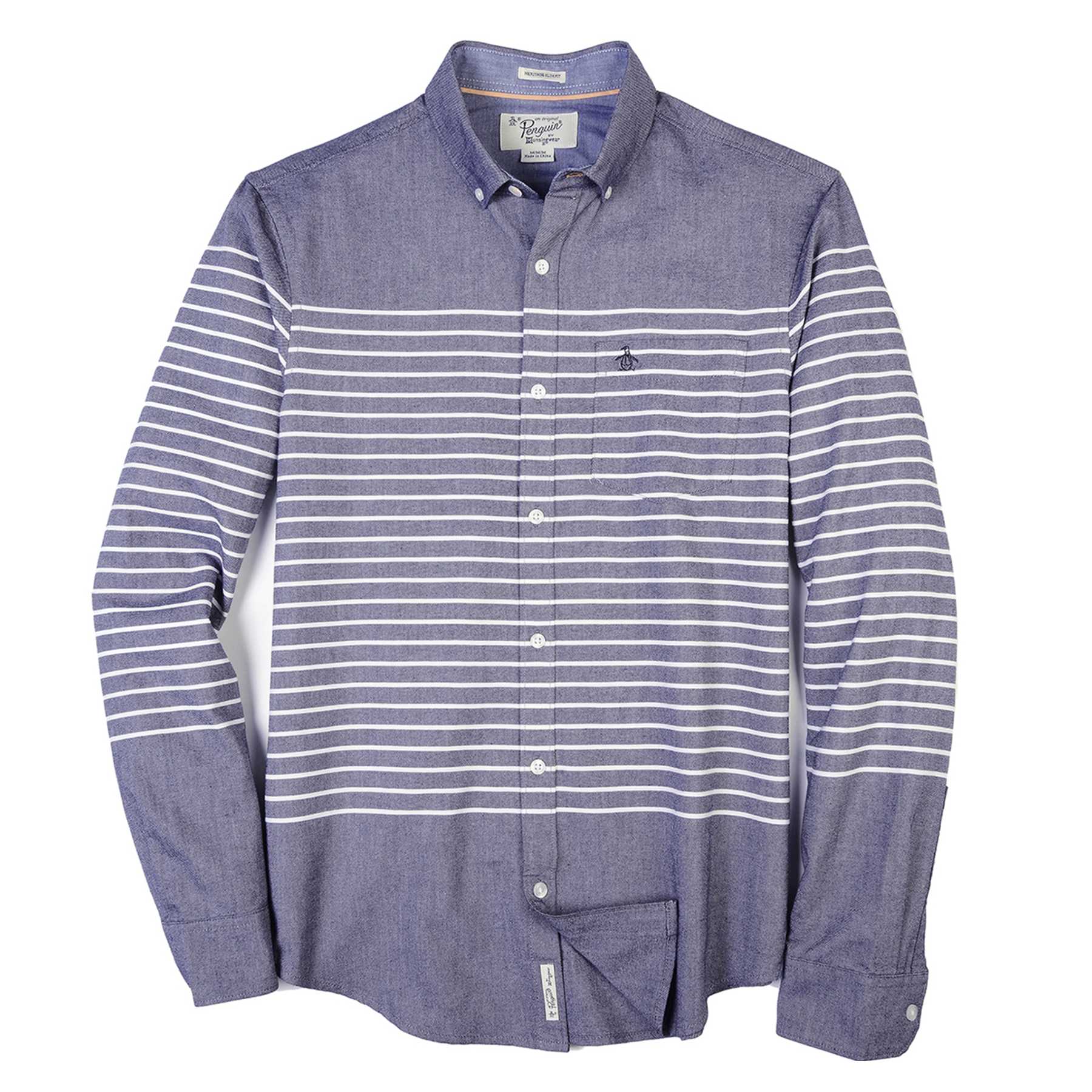 Original Penguin ENGINEERED STRIPE OXFORD SHIRT